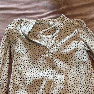 Old Navy Leapord Patterned Blouse